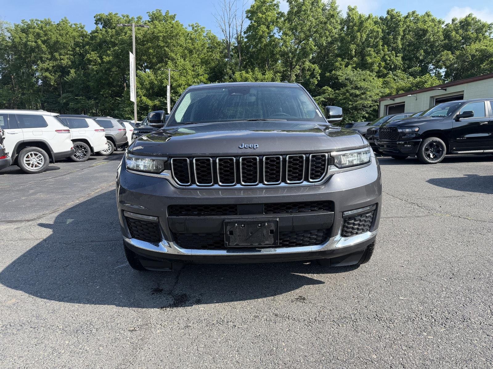 Used 2021 Baltic Gray Metallic Clearcoat Jeep Limited image 2