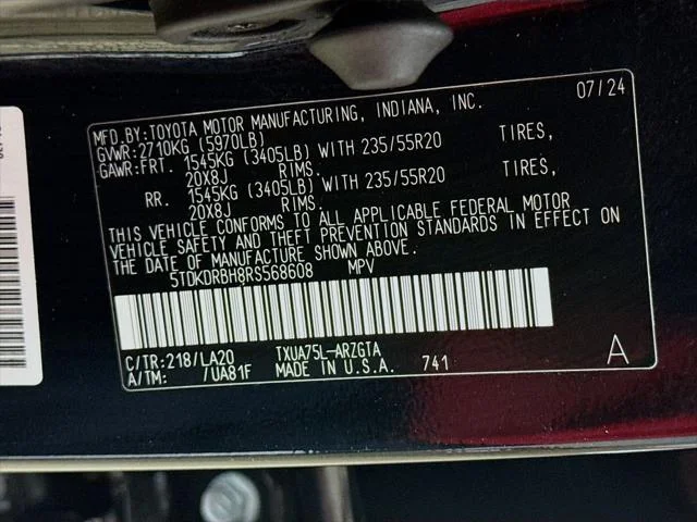 Certified Used 2024 MIDNIGHT BLACK METAL Toyota  image 32