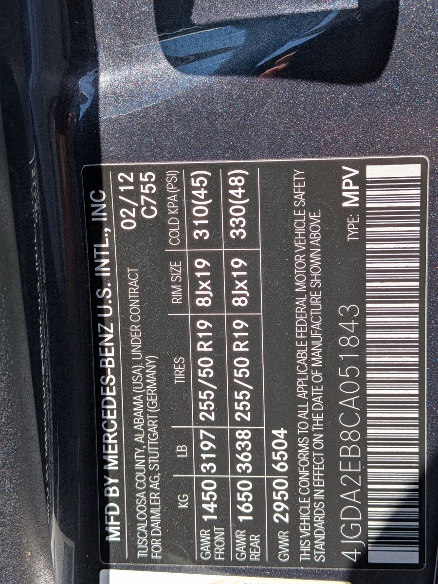 Used 2012 Steel Grey Metallic Mercedes-Benz ML 350 BlueTEC® image 25