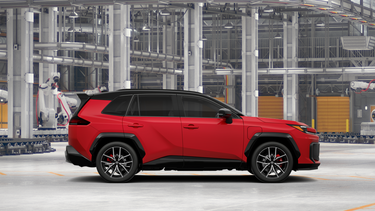 New 2026 Supersonic Red with Midnight Black Metallic roof Toyota GR SPORT image 12