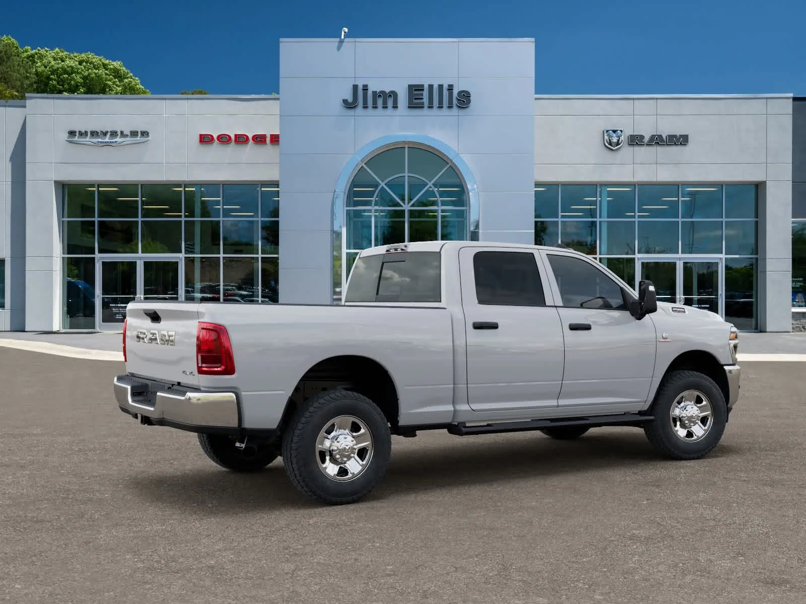 New 2025 Bright White Clearcoat Ram Tradesman image 4