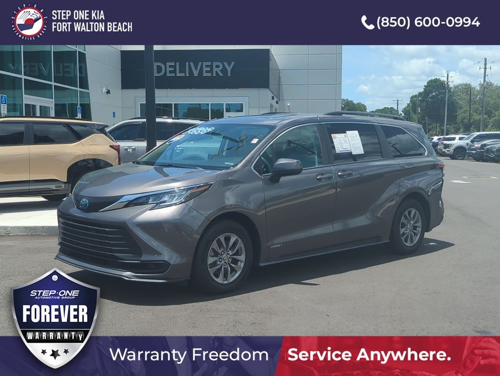 Used 2021 Gray Toyota LE image 1