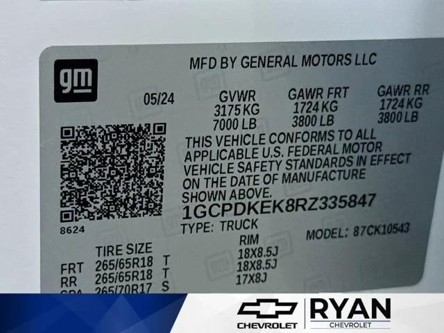 Certified Used 2024 White Chevrolet LT image 32