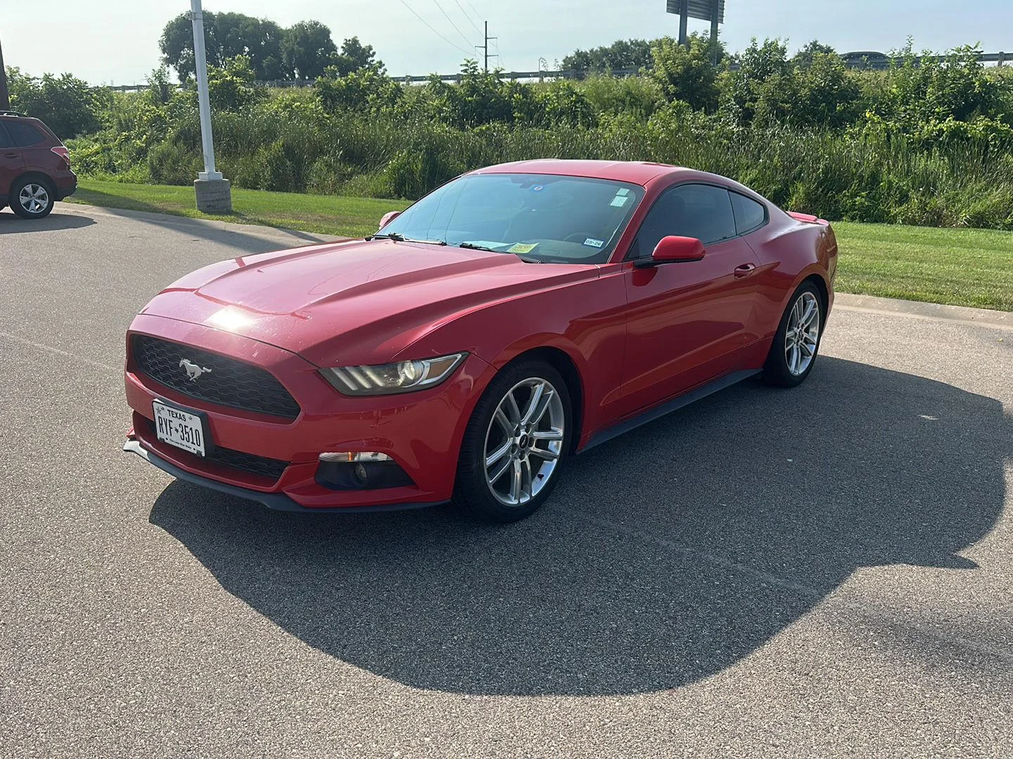 Used 2015 Race Red Ford EcoBoost image 7