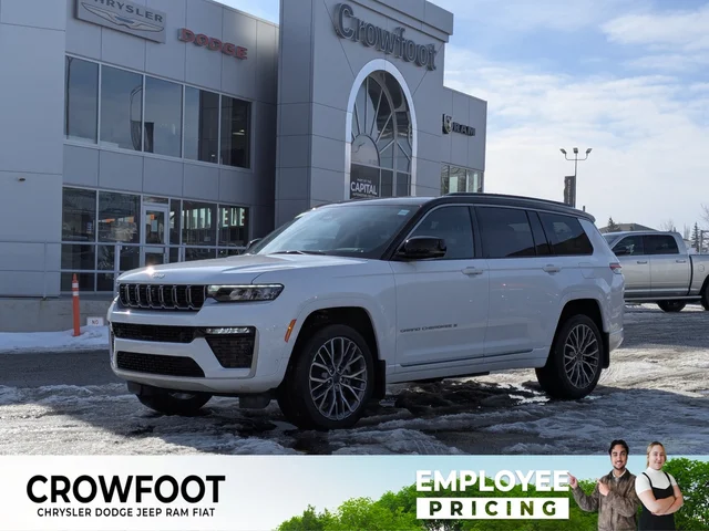 2026 Jeep Grand Cherokee L Summit - - 4x4 - Pano Sunroof - Palermo Lthr - Head-Up Display - Night Vision & More!