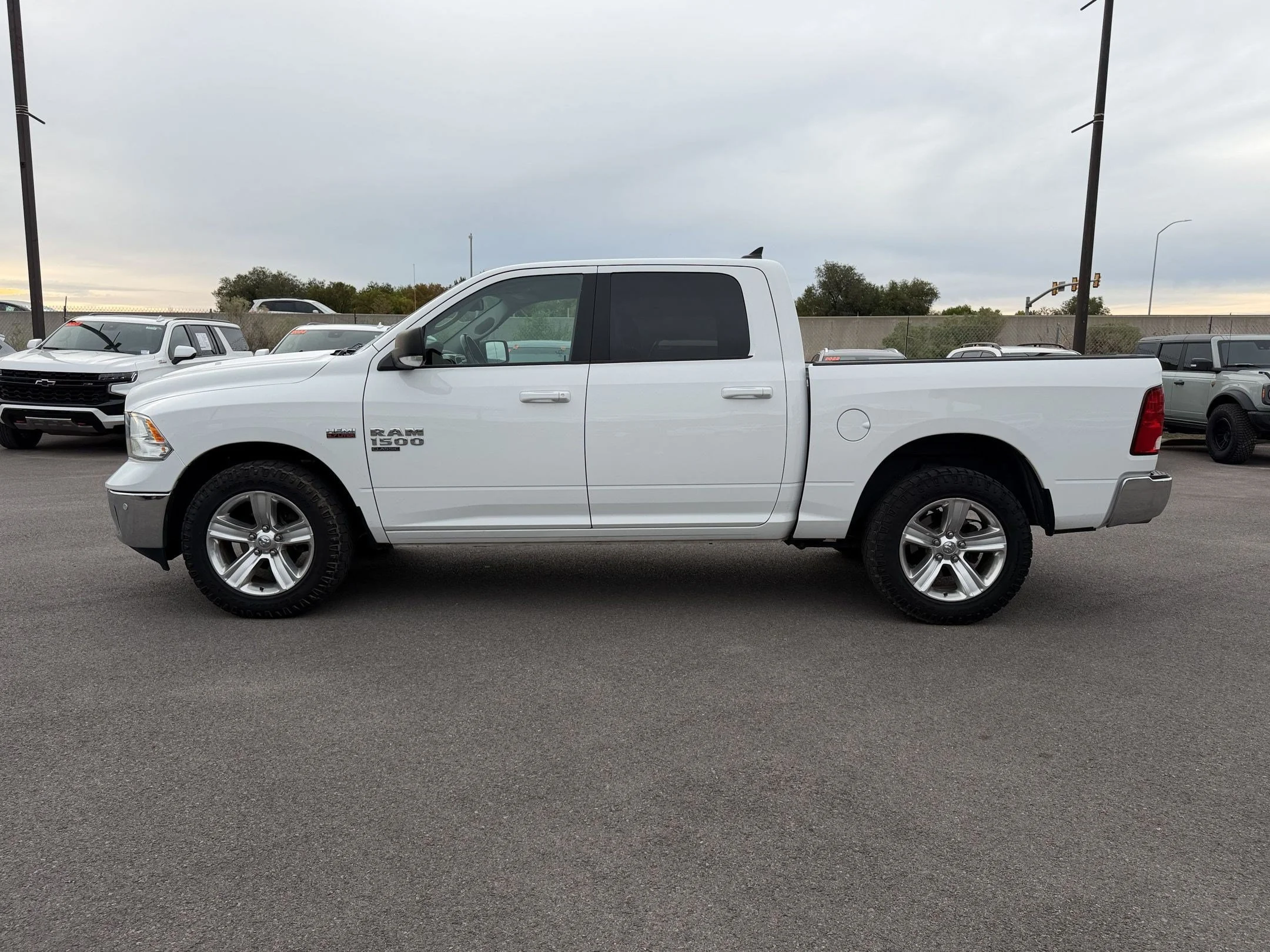 Used 2019 Bright White Clearcoat Ram Big Horn image 3