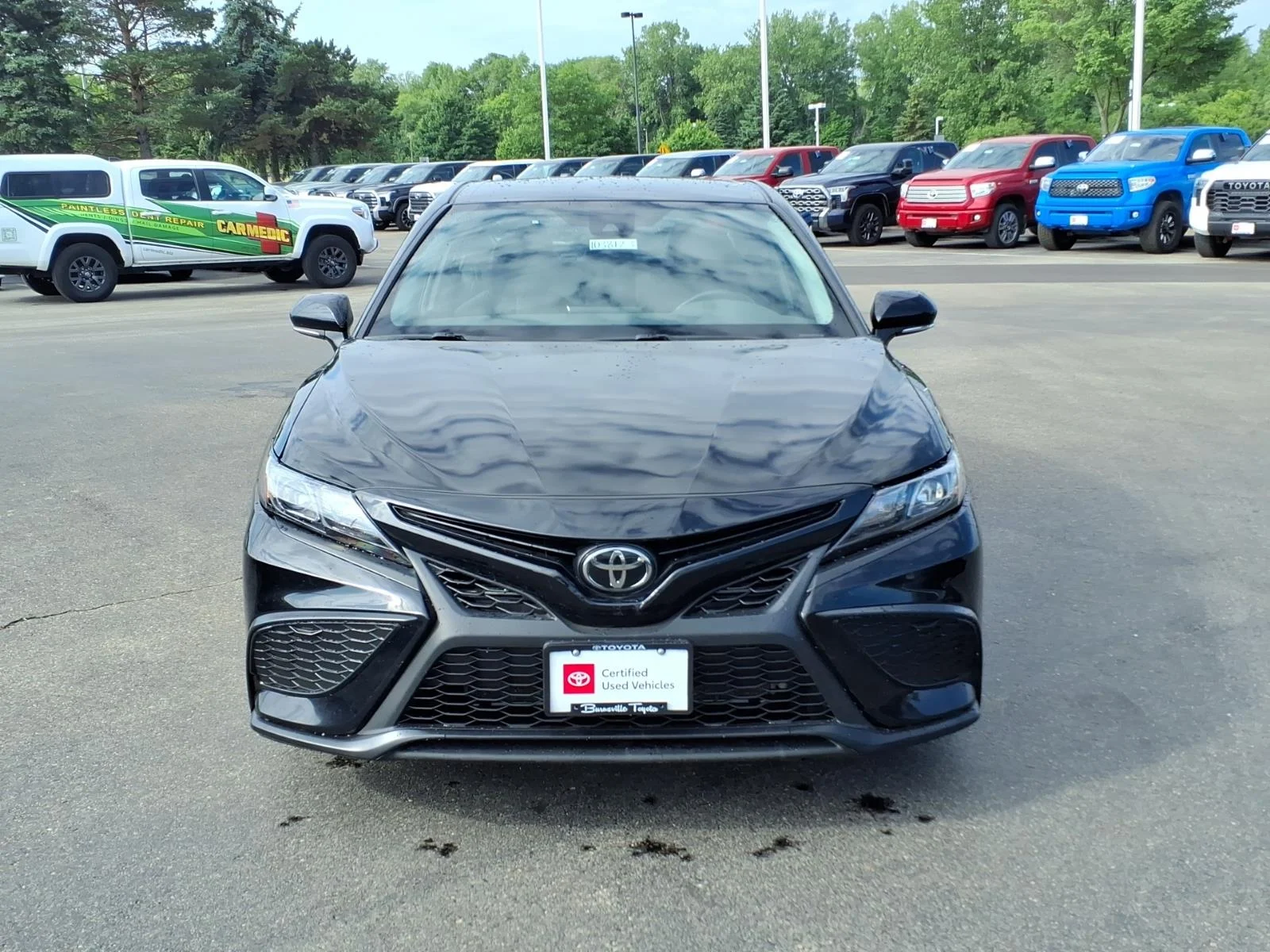 Certified Used 2024 Black Toyota SE image 8