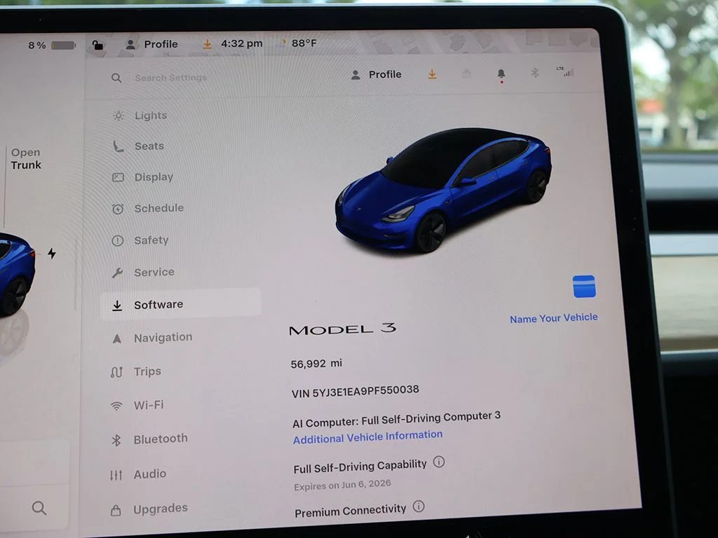 Used 2023 Blue Tesla Base image 35