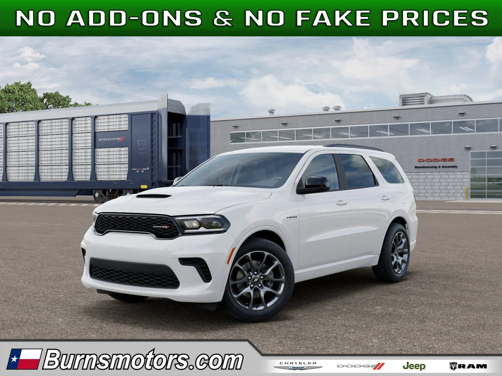 New 2026 White Knuckle Clear-Coat Exterior Paint Dodge GT HEMI V8 image 1