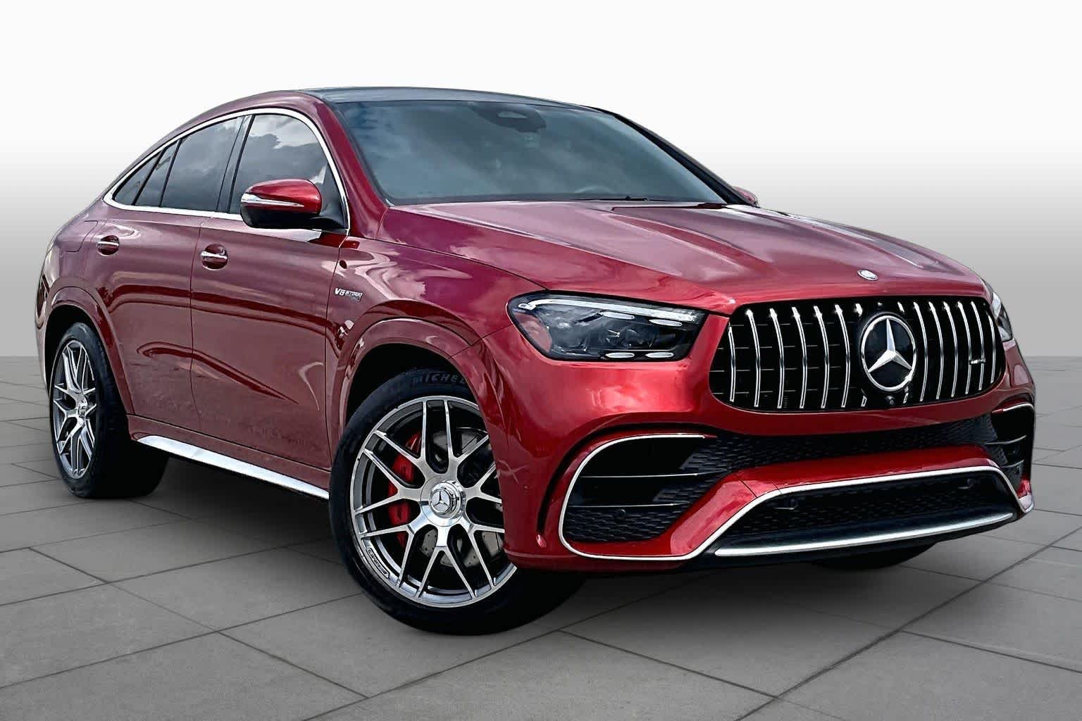 Used 2025 MANUFAKTUR Cardinal Red Metallic Mercedes-Benz AMG® GLE 63 S image 3