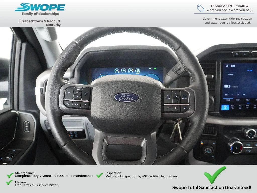 Used 2024 Iconic Silver Metallic Ford XLT image 17