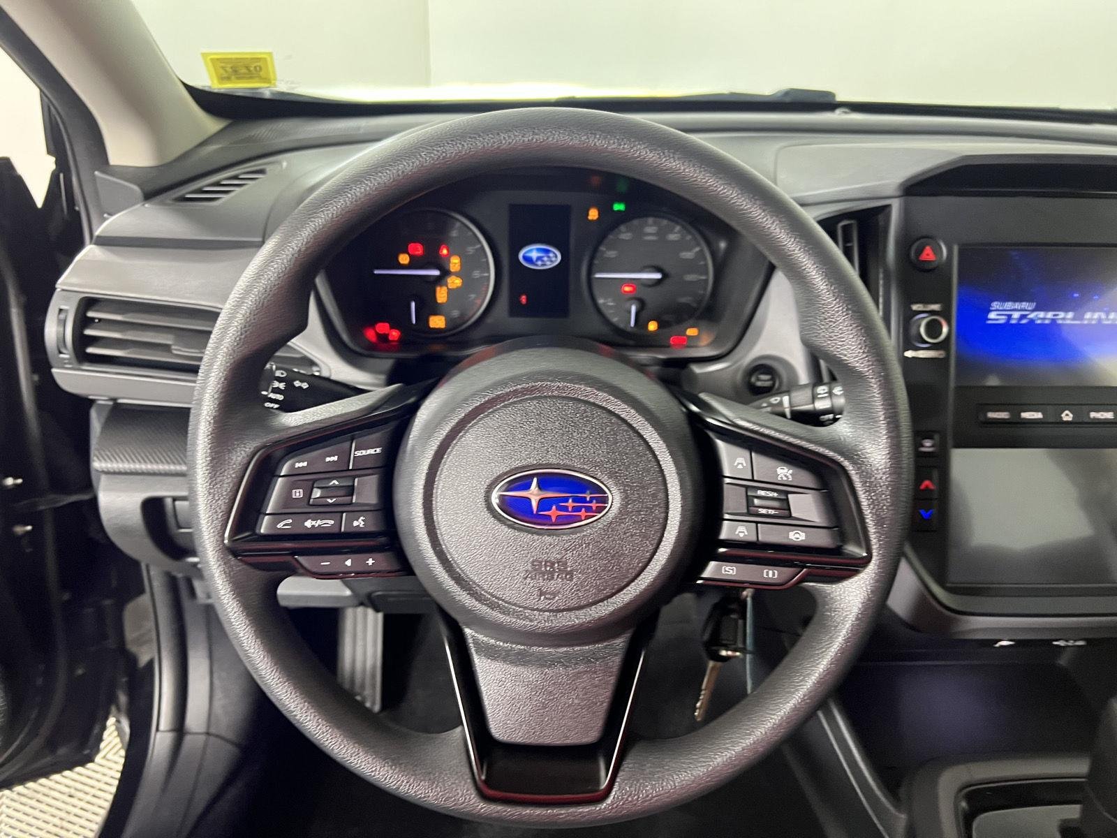 Used 2024 Crystal Black Silica Subaru Base image 2