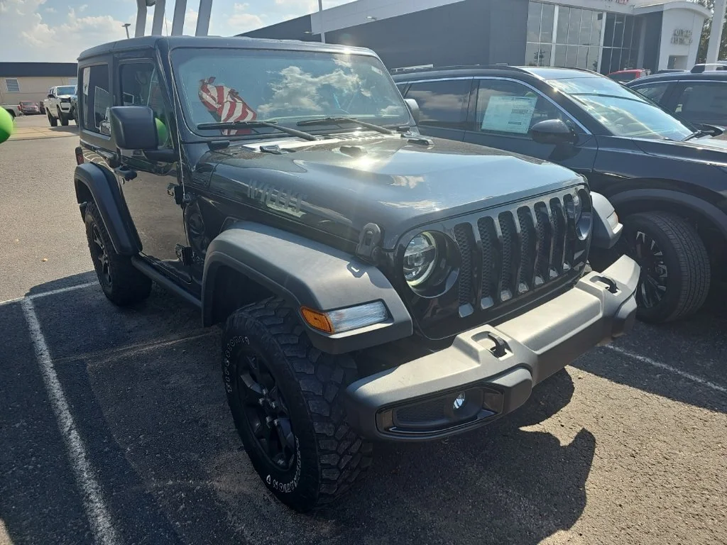 Used 2021 Black Clearcoat Jeep Willys image 2