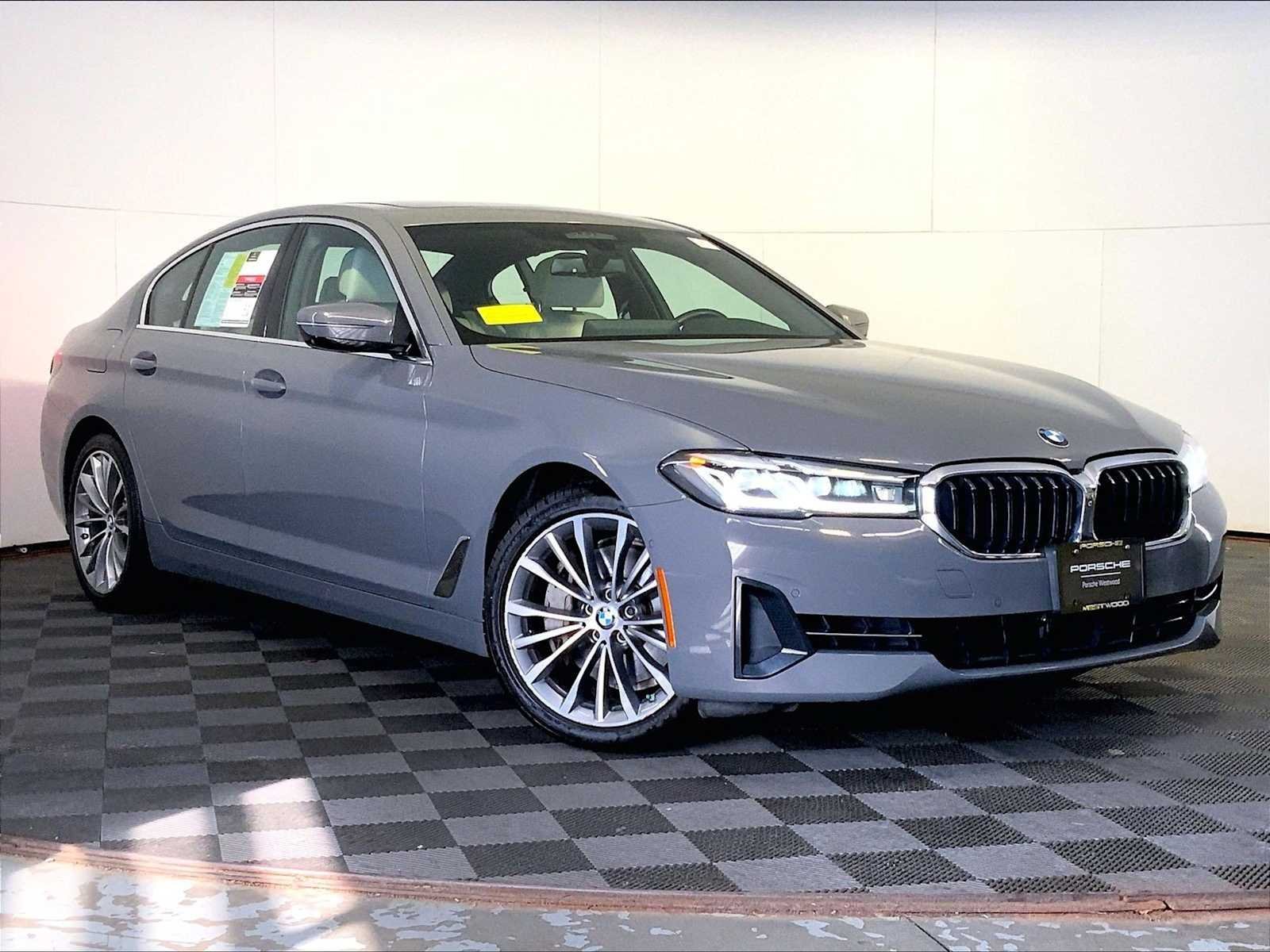 Used 2021 Bernina Grey Amber Effect Metallic BMW 540i xDrive image 9