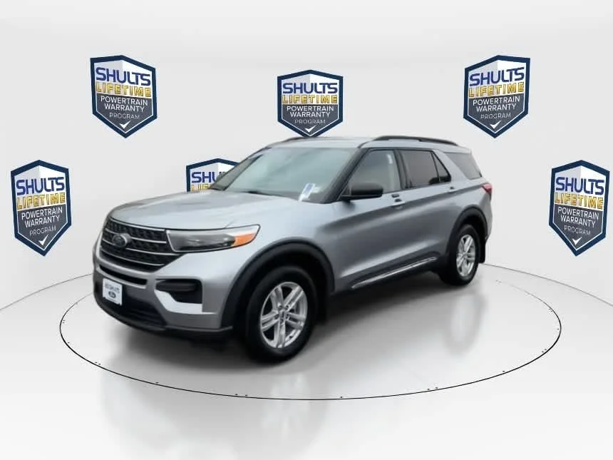 Used 2022 Iconic Silver Metallic Ford XLT image 4