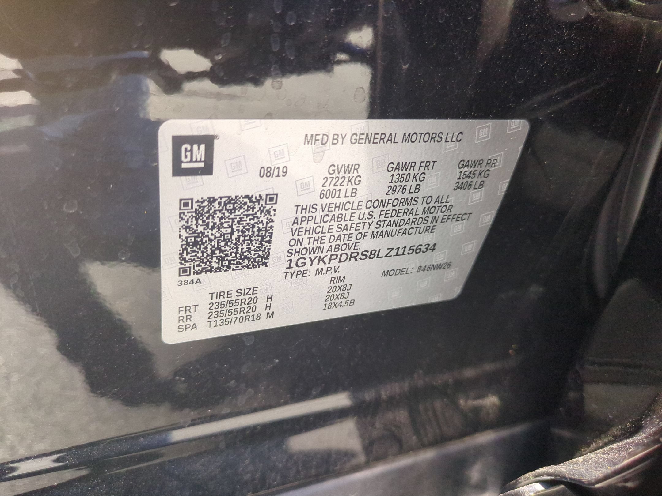 Used 2020 Stellar Black Metallic Cadillac AWD Premium Luxury image 39
