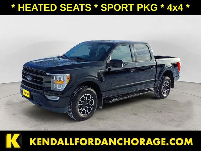 Used 2023 Agate Black Metallic Ford Lariat image 1