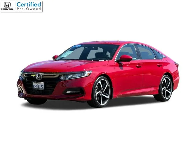 Used 2020 Red Honda Sport image 1