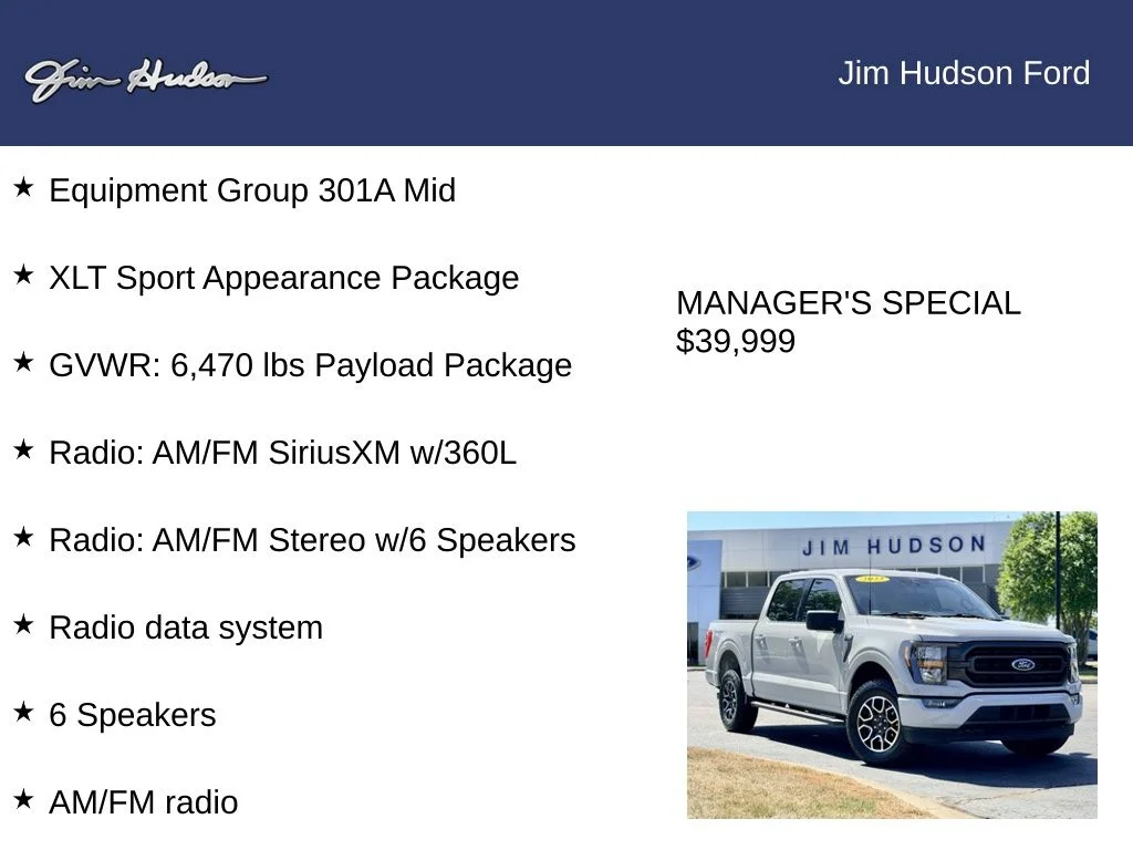 Used 2023 White Ford XLT image 12