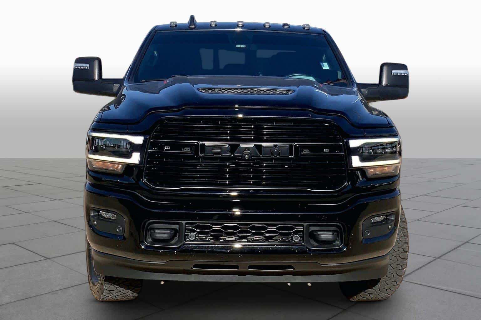 Used 2024 Diamond Black Crystal Pearlcoat Ram Laramie image 4
