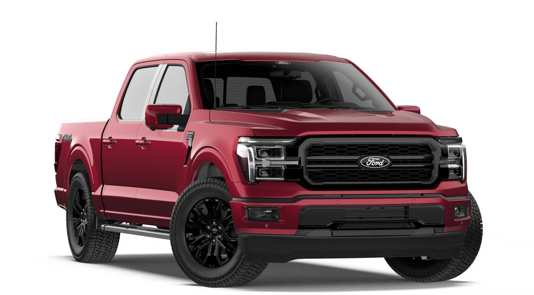 New 2026 RUBY RED METALLIC TINTED CC Ford Lariat image 4