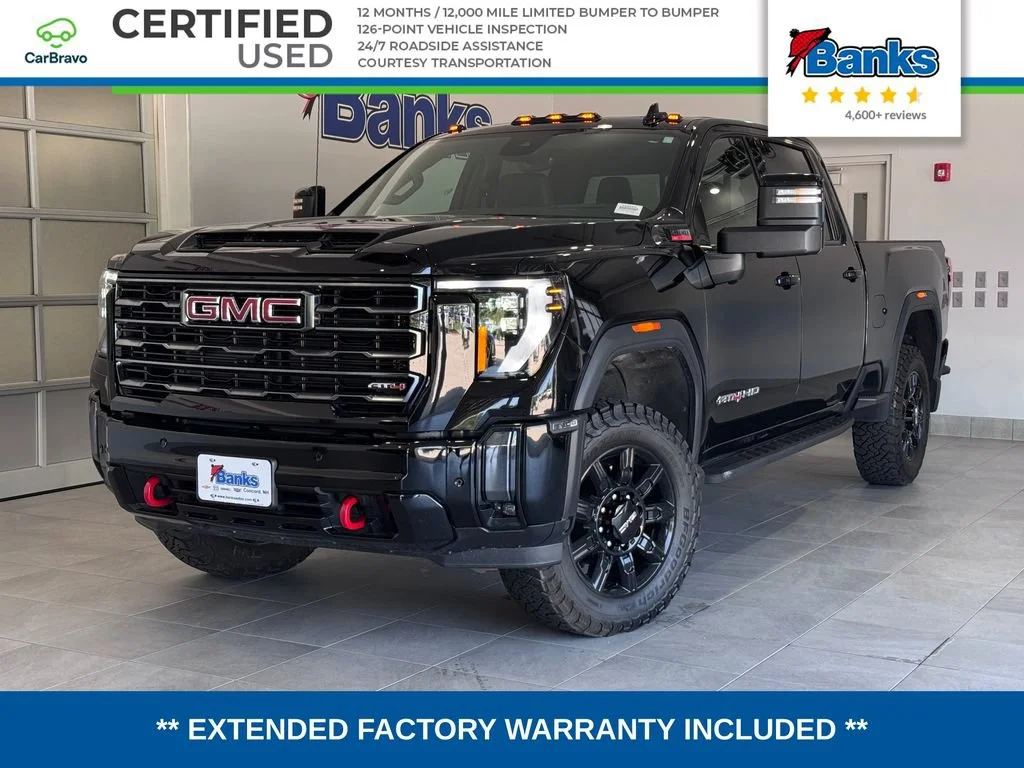 Certified Used 2024 Onyx Black GMC AT4 image 1
