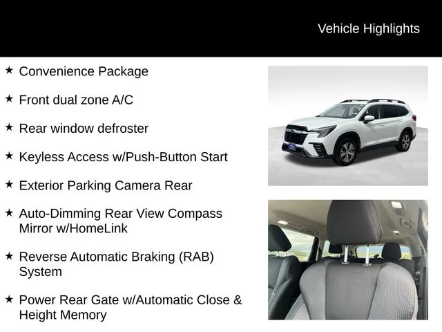 Used 2024 White Subaru Premium image 8