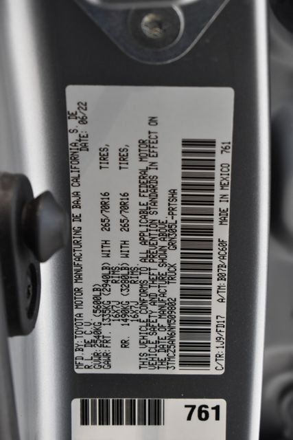 Certified Used 2022 Silver Toyota TRD Off-Road image 25