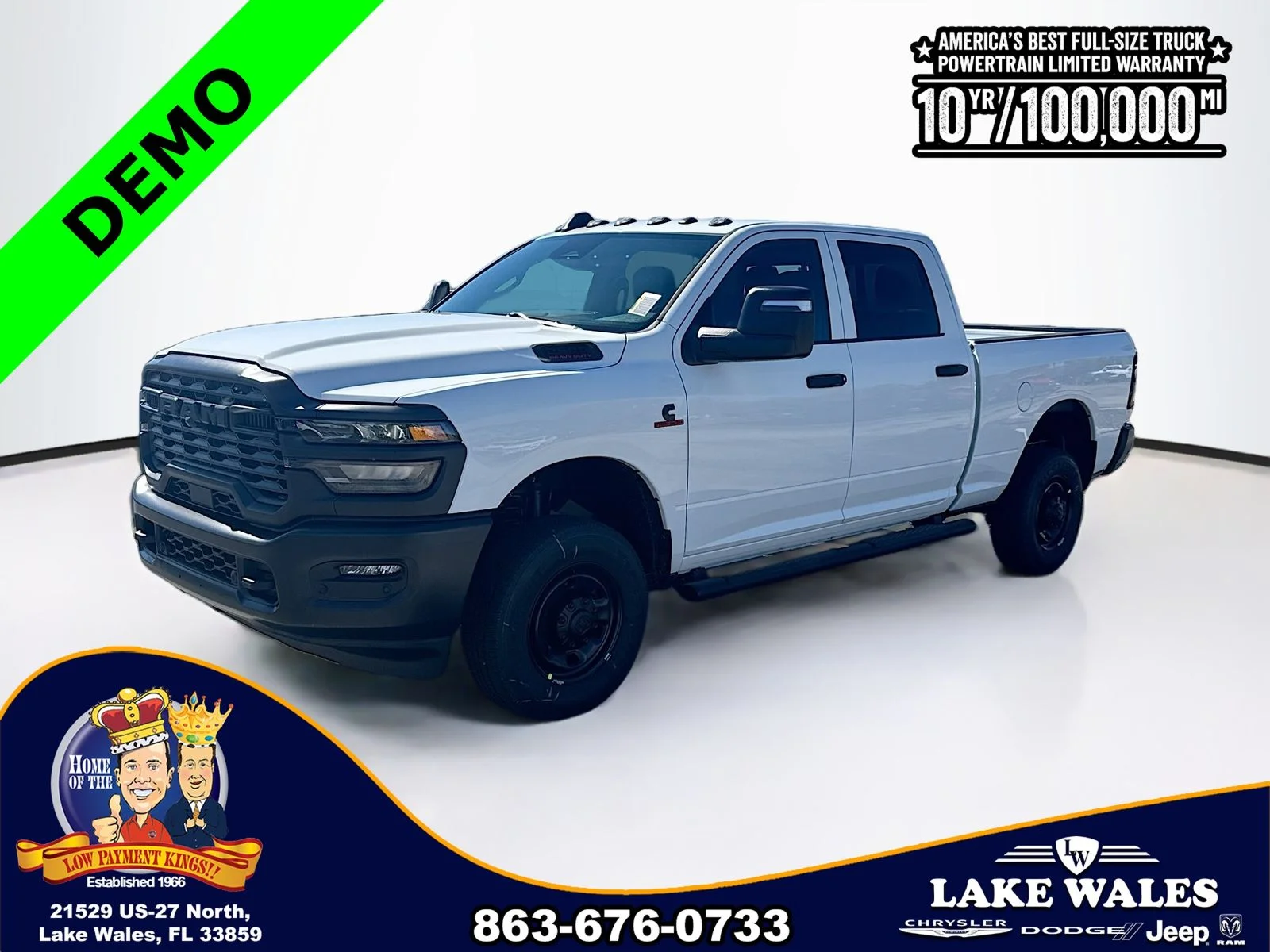 New 2026 Bright White Clear-Coat Exterior Paint RAM TRADESMAN image 2