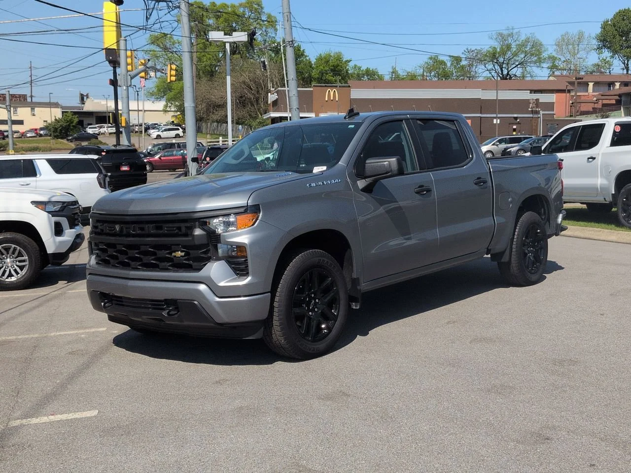 Used 2026 Sterling Gray Metallic Chevrolet Custom image 4