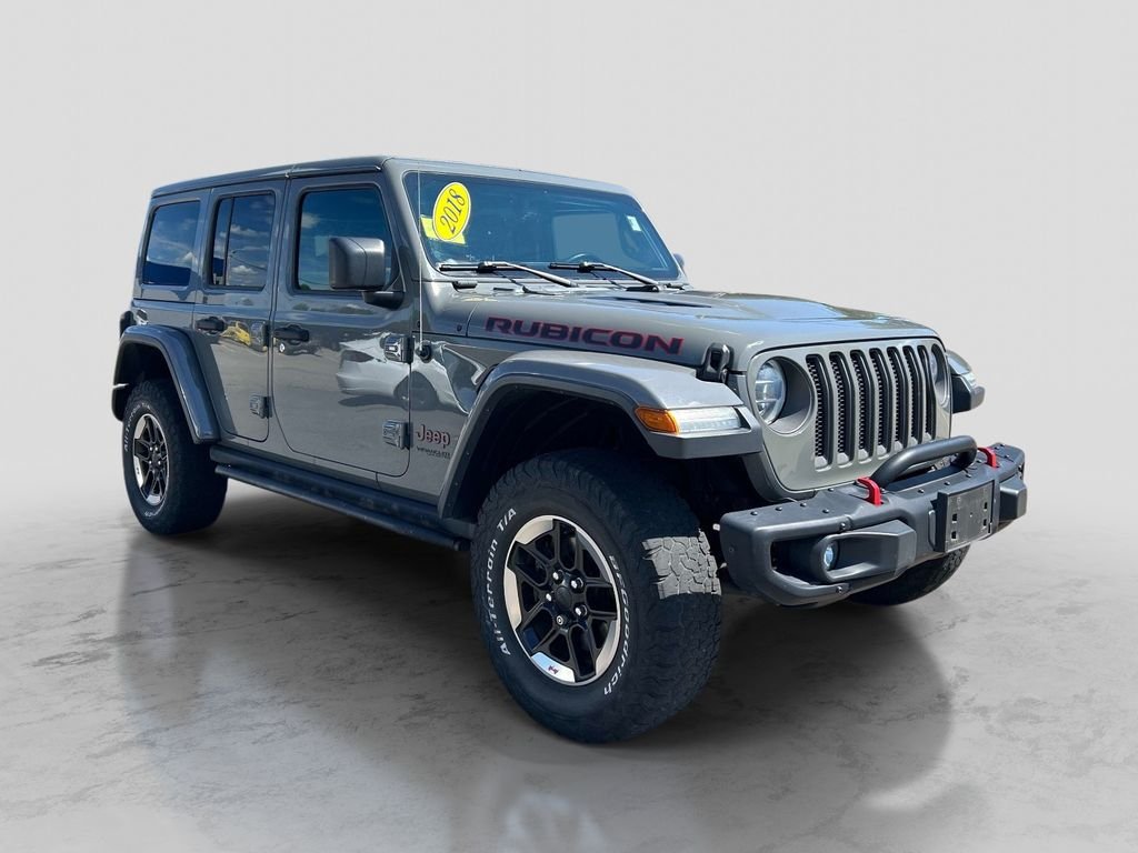 Used 2018 Gray Jeep Unlimited Rubicon image 7