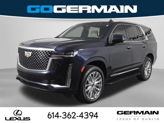 Used 2023 Blue Cadillac Premium Luxury image 1