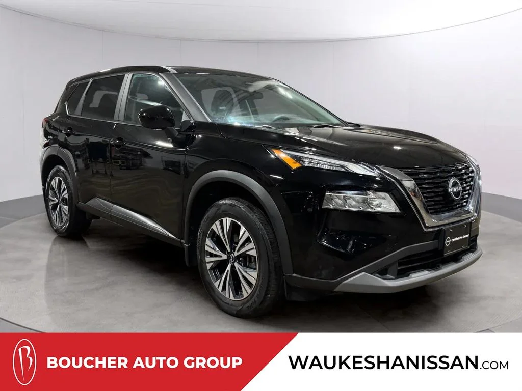 Certified Used 2023 Super Black Nissan SV image 1