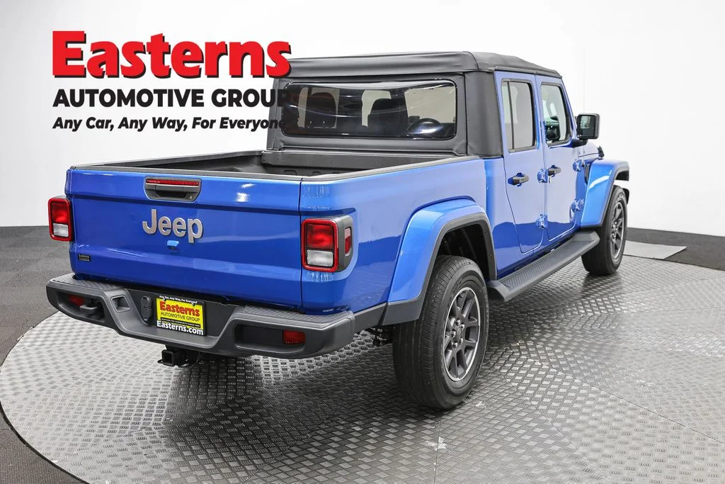 Used 2021 Blue Jeep Overland image 4