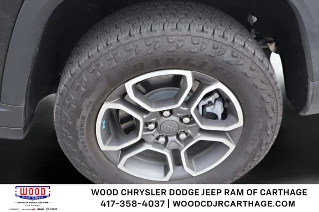 Used 2023 Diamond Black Crystal Pearlcoat Jeep Trailhawk 4xe image 10