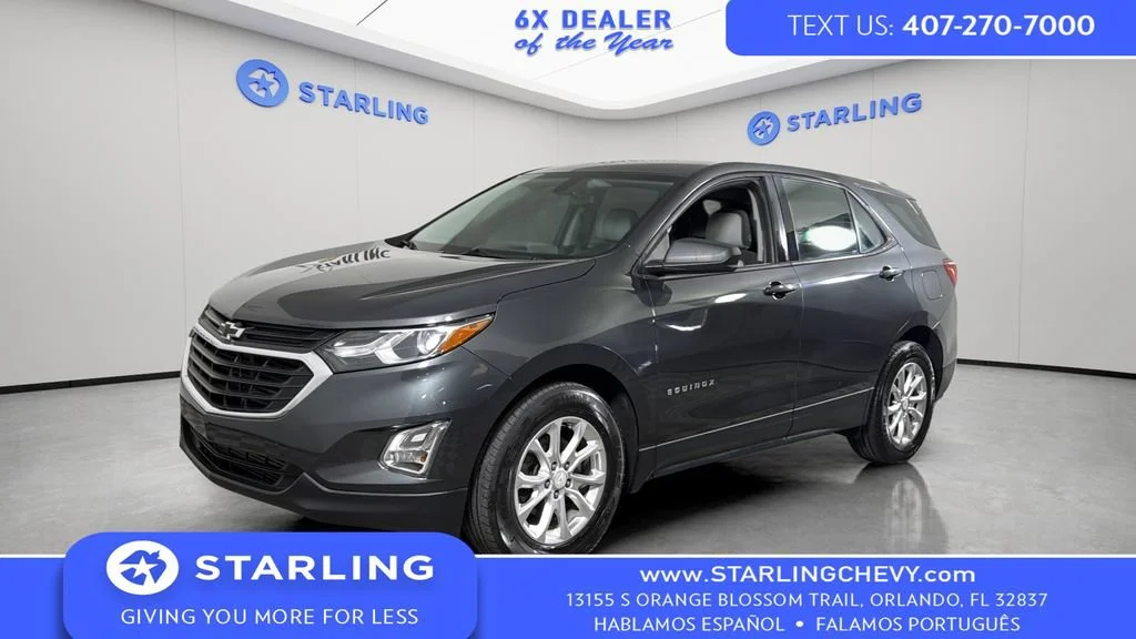 Used 2019 NIGHTFALL GRAY METALLIC Chevrolet LS image 1