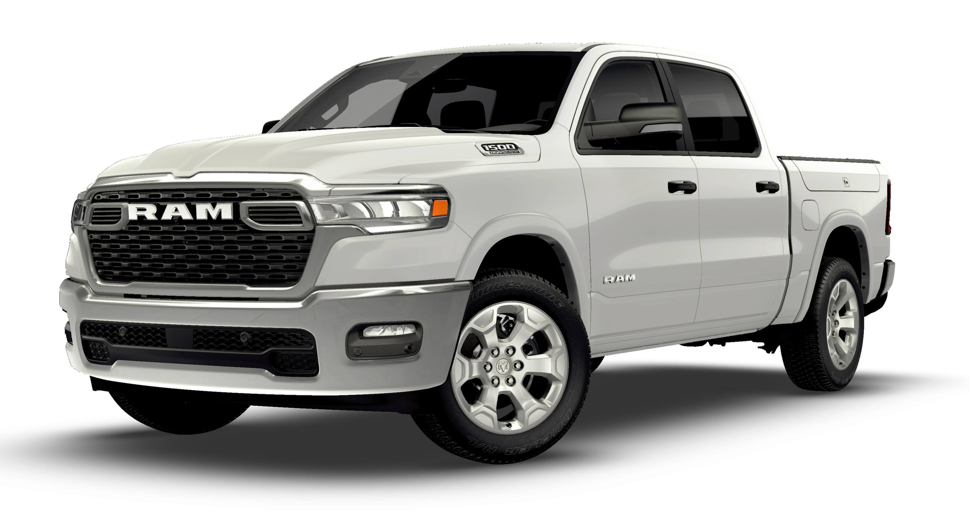New 2026 Bright White Clear-Coat Exterior Paint RAM BIG HORN image 27