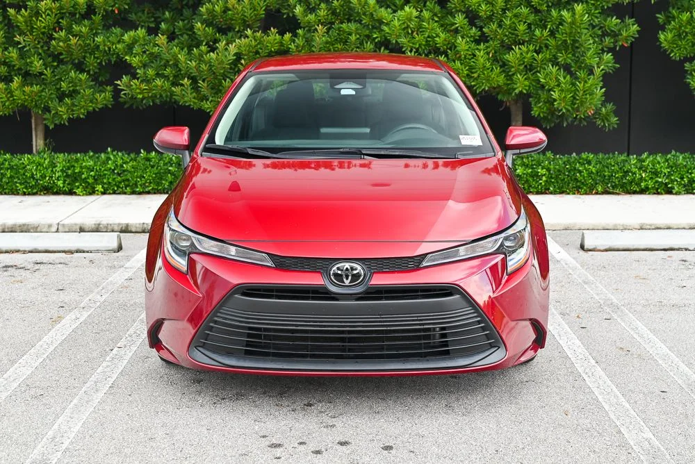 Used 2023 Red Toyota LE image 2