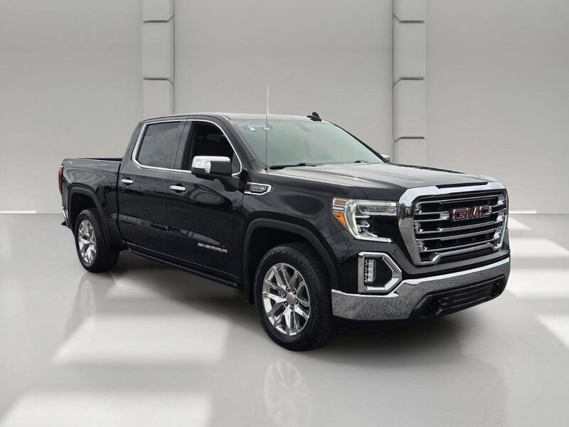 Used 2022 Onyx Black GMC 4WD CREW CAB 147" SLT image 7