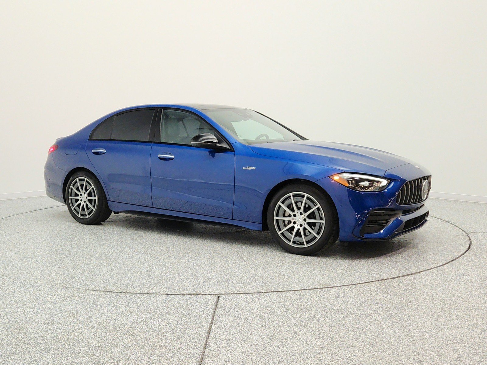 Certified Used 2024 Starling Blue Metallic Mercedes-Benz AMG® C 43 4MATIC Sedan image 3