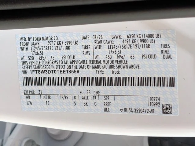 New 2026 Oxford White Ford F-350® XL image 67