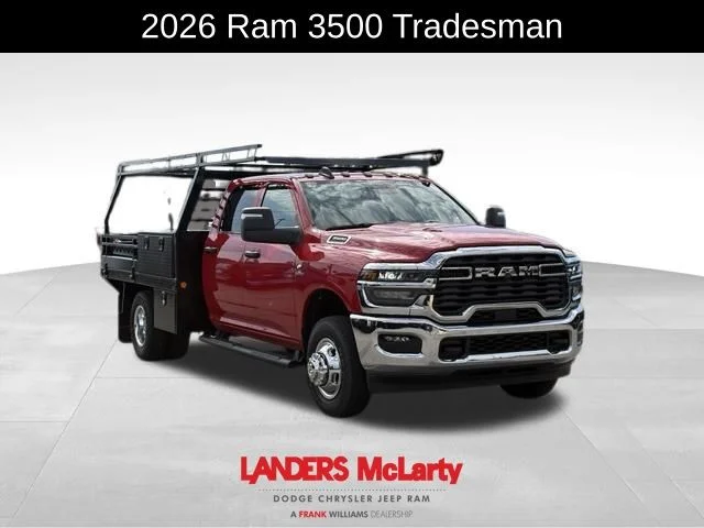 New 2026 Flame Red Clear-Coat Exterior Paint RAM Tradesman image 2