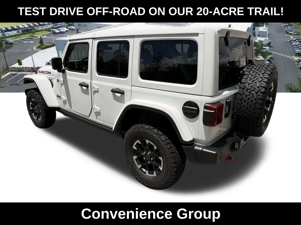 New 2026 Bright White Clear-Coat Exterior Paint Jeep Rubicon image 6