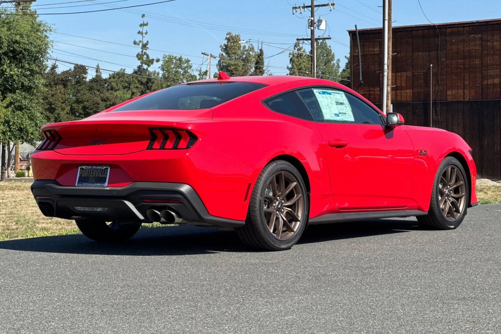 New 2026 Race Red Ford GT Premium Fastback image 4