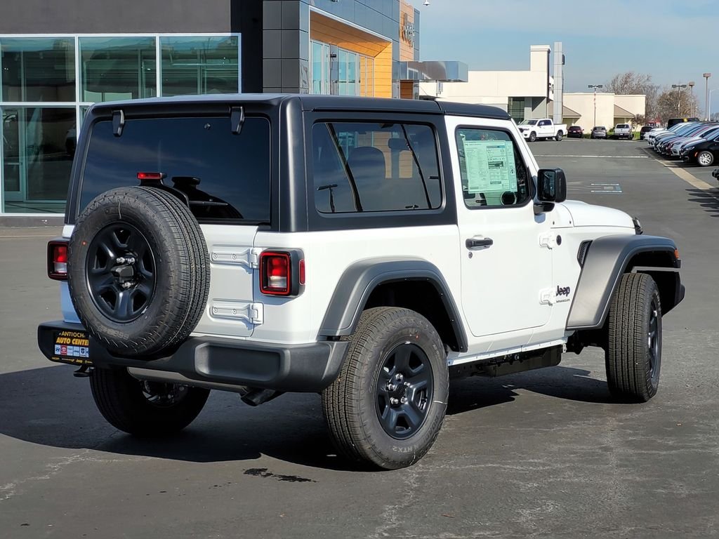 New 2026 Bright White Clearcoat Jeep Sport image 3