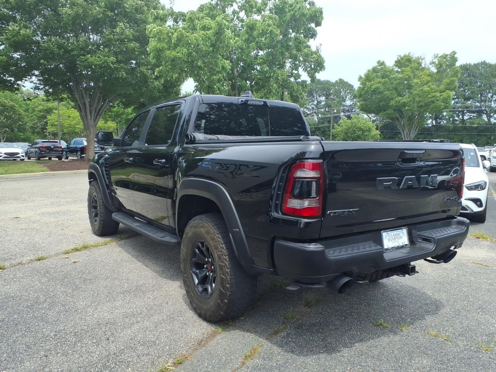 Used 2021 Diamond Black Crystal Pearlcoat Ram TRX image 8
