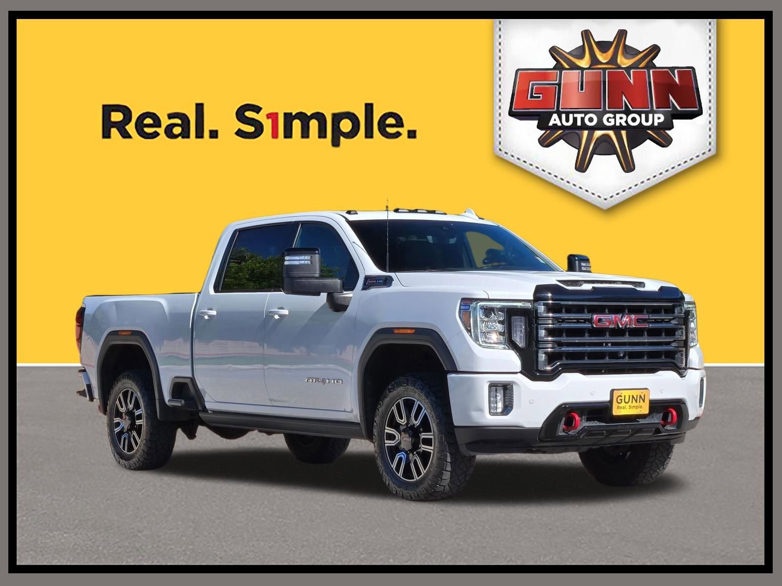 Used 2022 Summit White GMC AT4 image 1
