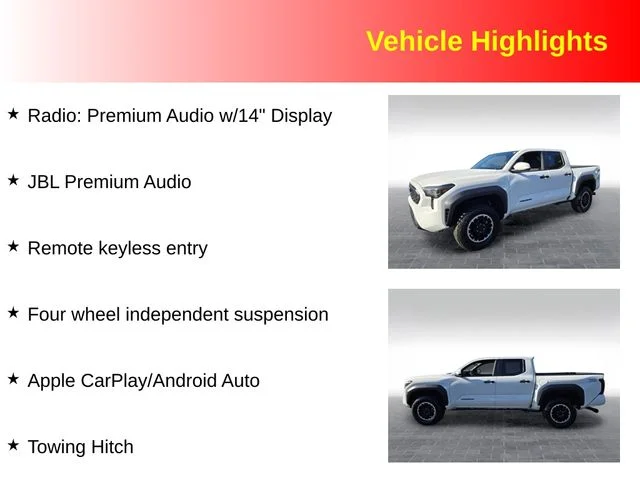 Used 2025 White Toyota TRD Off-Road image 3