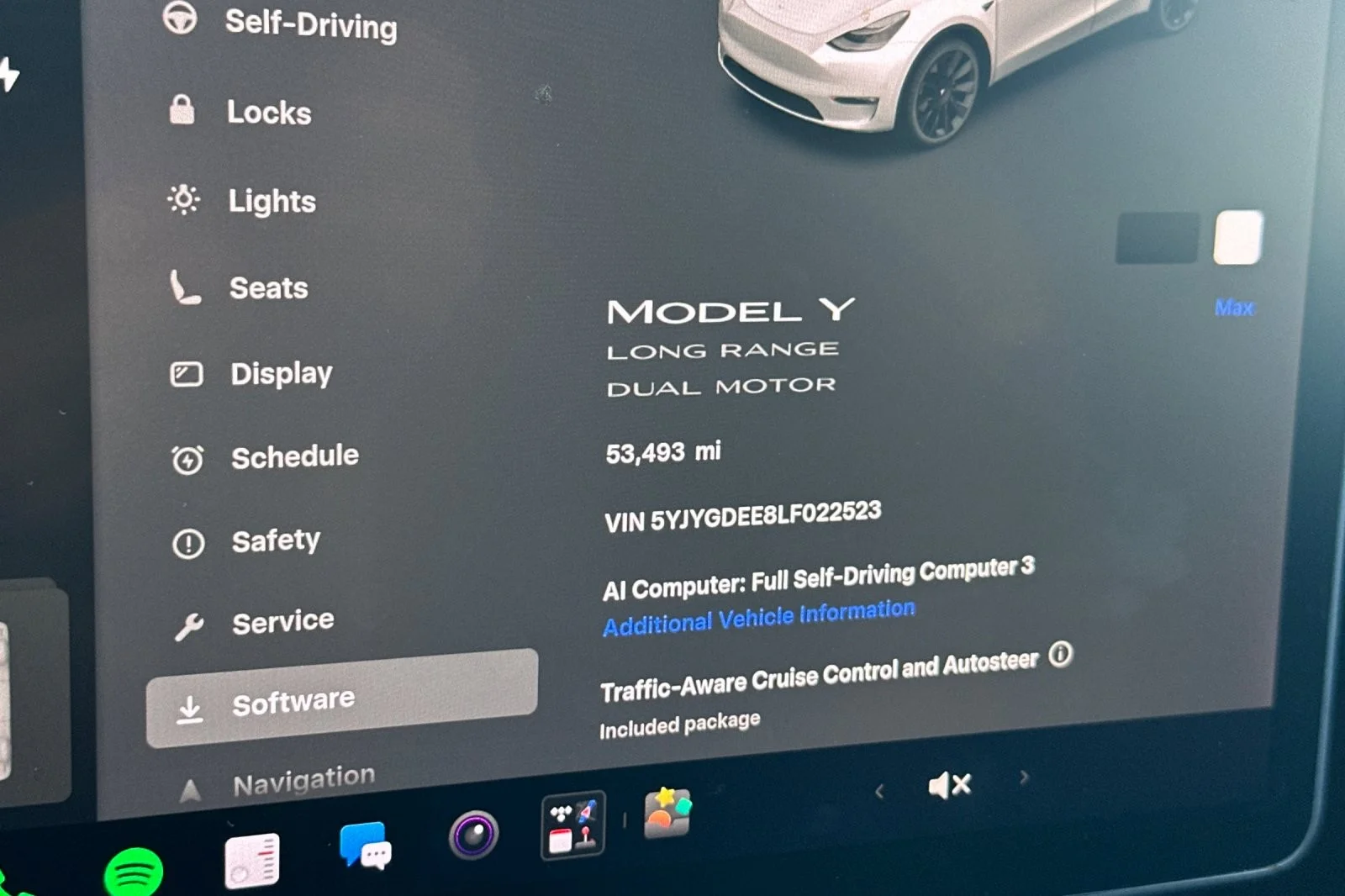 Used 2020 WHITE Tesla Long Range image 23