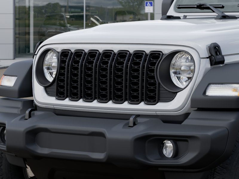 New 2025 Bright White Clearcoat Jeep Sport S image 31